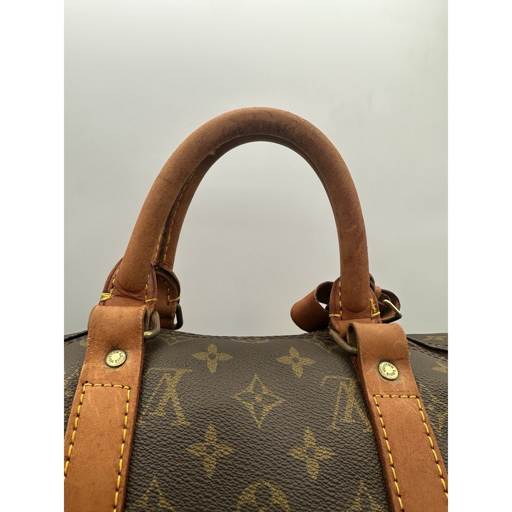 Louis Vuitton Keepall 45 Monogram Canvas Brown Travel Bag Vintage Duffle - Picture 3 of 16